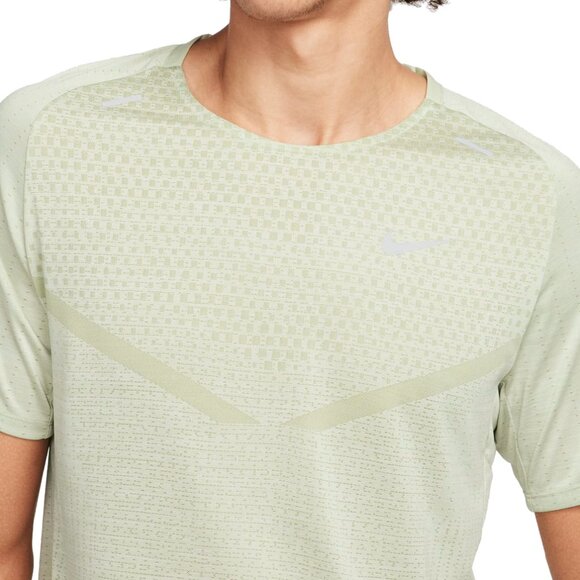 $80 NIKE ADV TECHKNIT ULTRA RUNNING SHIRT DM4753-371 OLIVE AURA/SEA GLASS S - Picture 3 of 8